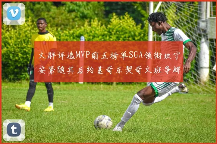 文胖评选MVP前五榜单SGA领衔坎宁安紧随其后约基奇东契奇文班争辉
